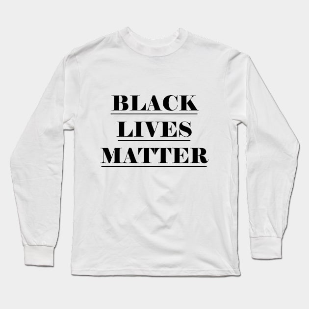 Black lives matter Long Sleeve T-Shirt by hedehede